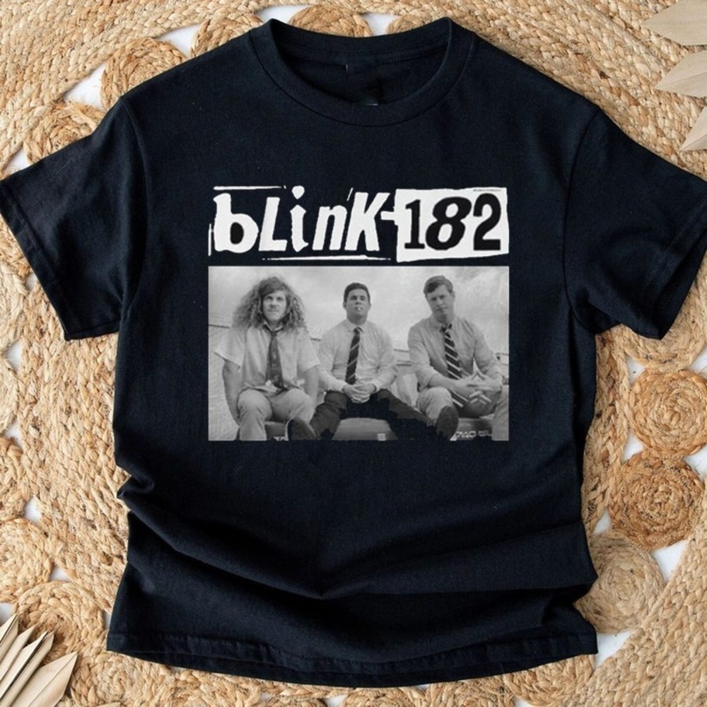 Blink 182 Shirt Blink 182 Workaholics Mashup Tshirt Blink 182 Tour Tee